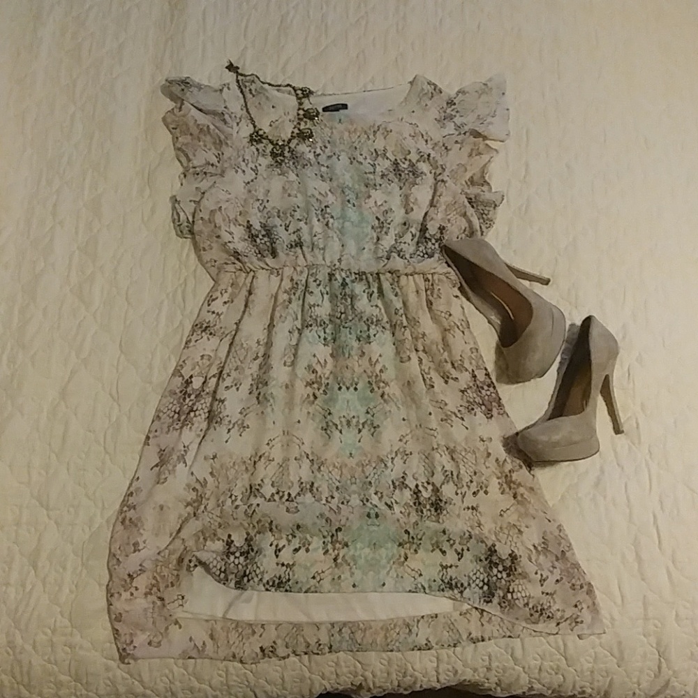 ATP.9 100% multi color polyester dress.